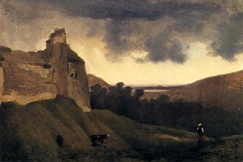 Work:&nbsp;Jean Baptiste Camille Corot Argues-Ruines du Chateau
