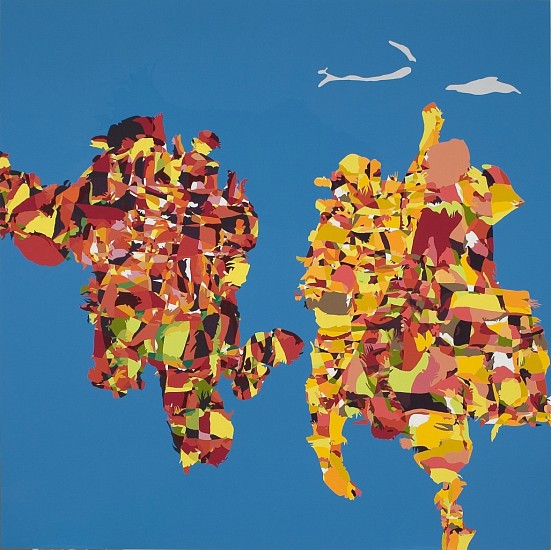 Beth Reisman, Skyscape (Sisters), 2006
Acrylic on panel, 60 x 60 in. (152.4 x 152.4 cm)
REI-009-PA